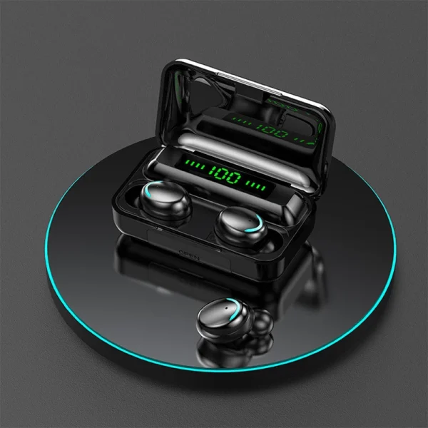 F10 Wireless Mini Sport in-Ear Earbuds Stereo Earphones with Charging Box/هندزفری بلوتوثی مدل F10-BT EARBUD